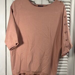 Verve Ami Dusty Rose Knit Top